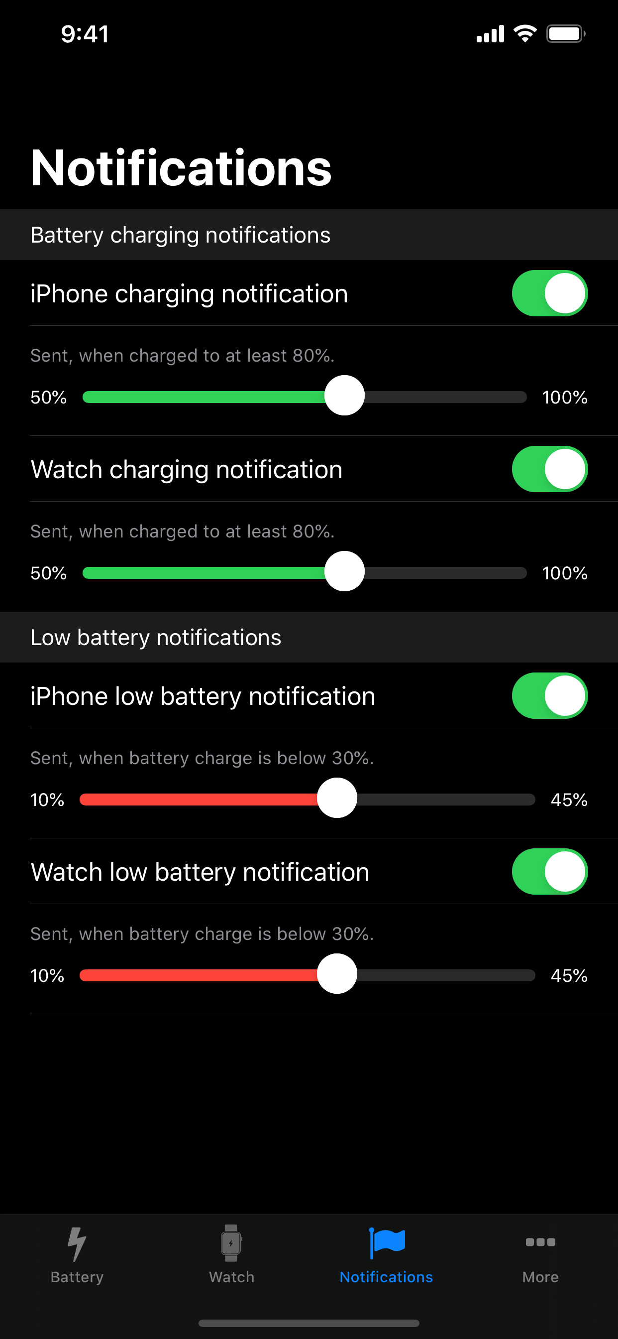 battery life